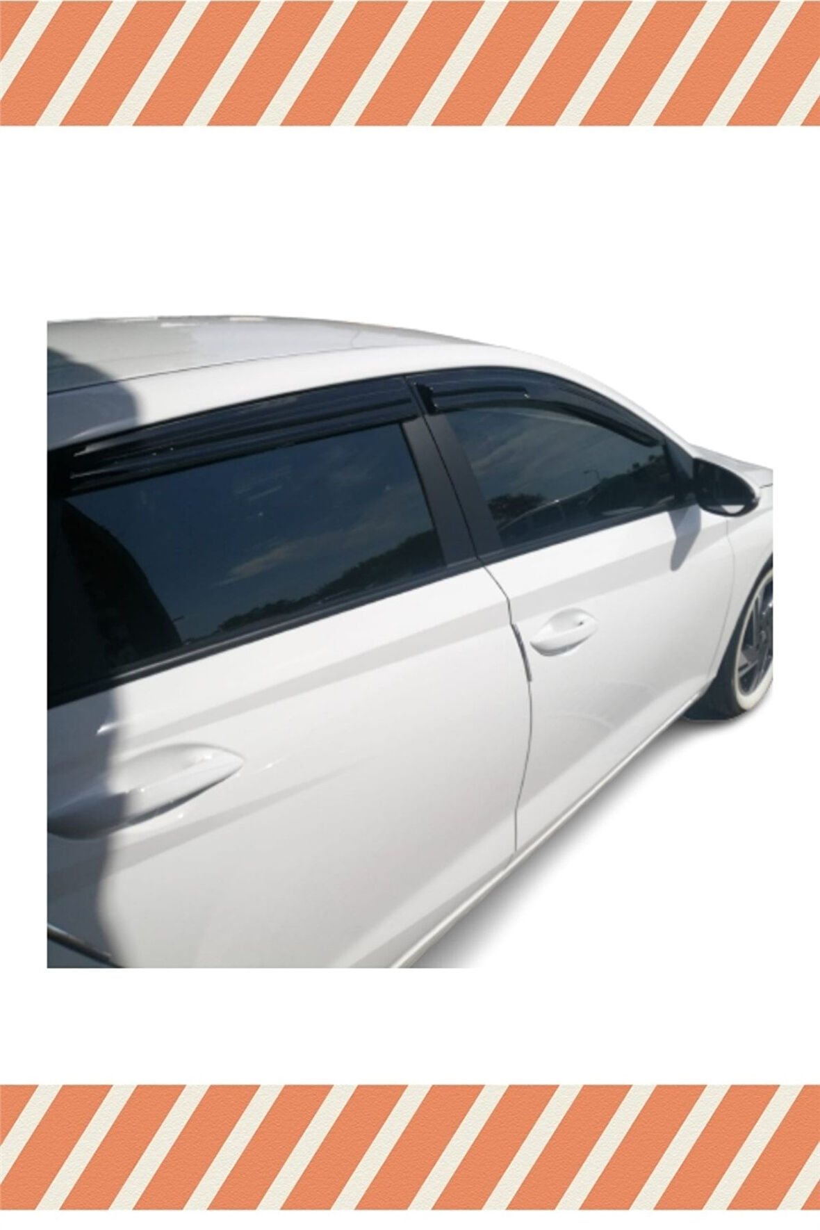 Hyundai I-20 2021-2022 4'lü Mügen Tip Cam Rüzgarlığı
