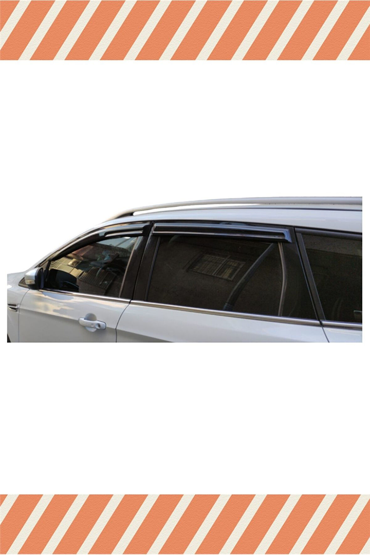 Ford Kuga 2013-2019 4'lü Mügen Tip Cam Rüzgarlığı