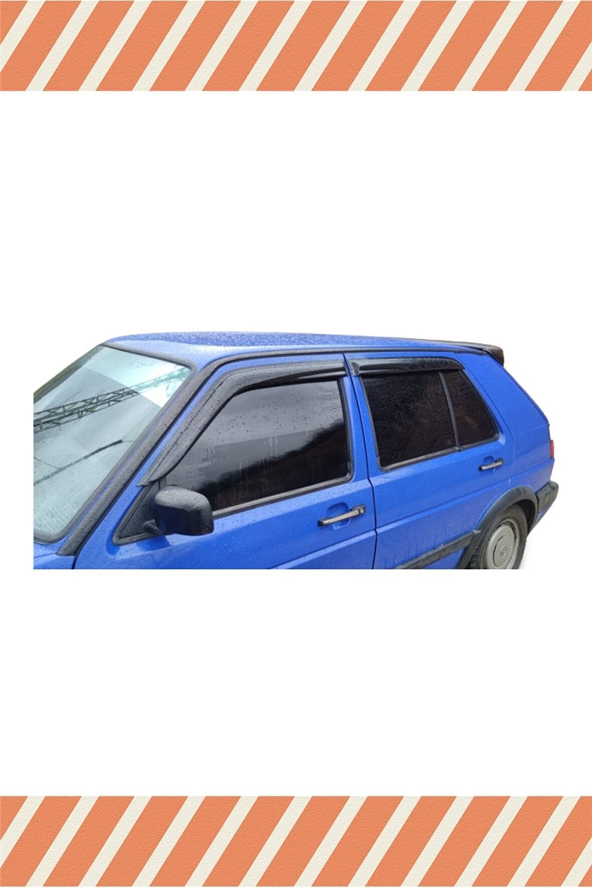 Volkswagen Golf 2 Tüm 4'lü Mügen Tip Cam Rüzgarlığı