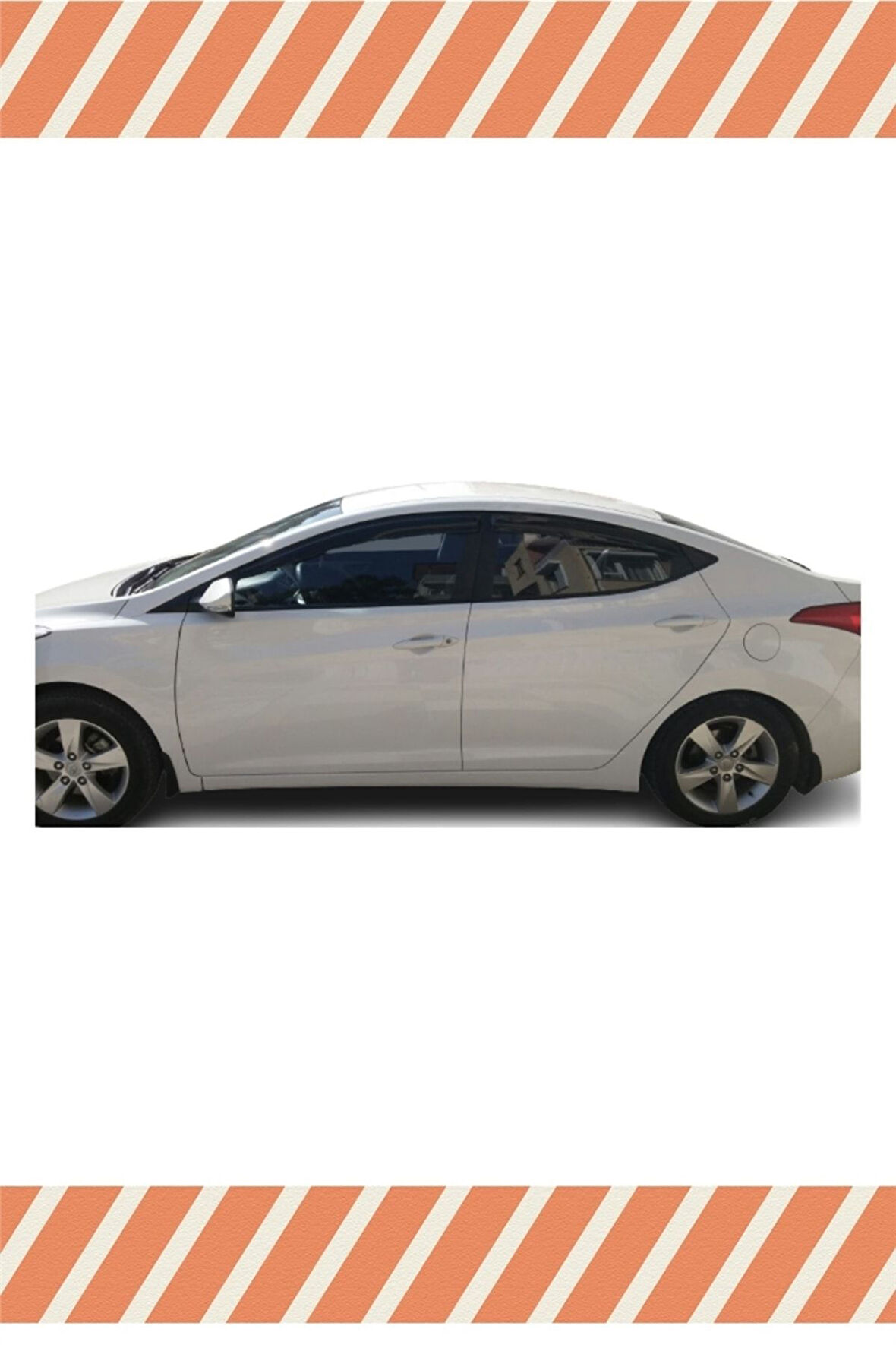 Hyundai Elantra 2010 -2015 4'lü Mügen Tip Cam Rüzgarlığı