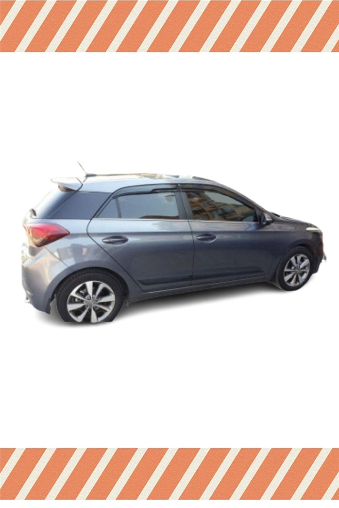 Hyundai I-20 2015-2020 4’lü Mügen Tip Cam Rüzgarlığı Uyumlu