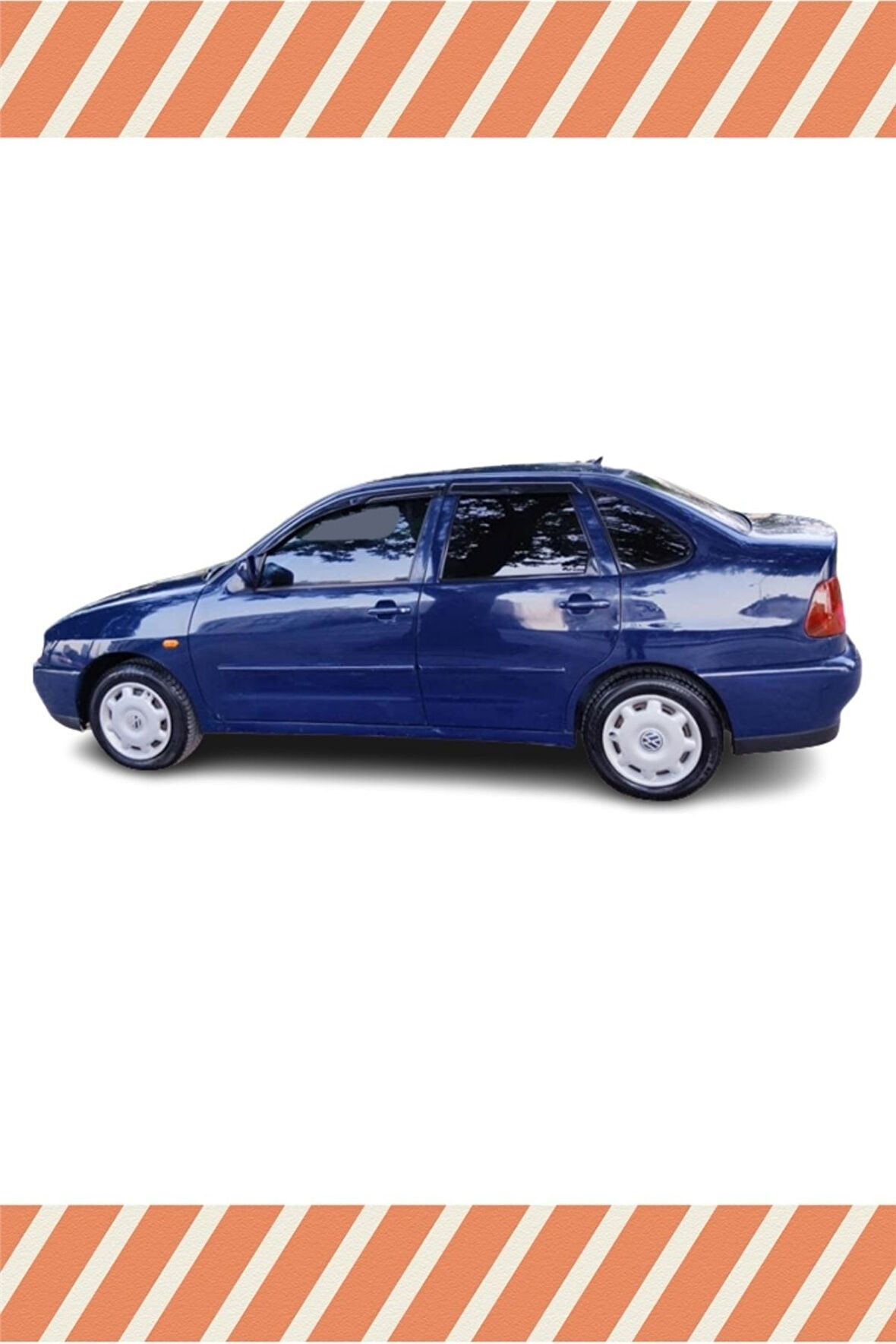 Volkswagen Polo Sedan Classic 1996-2001 4’lü Mügen Tip Cam Rüzgarlığı