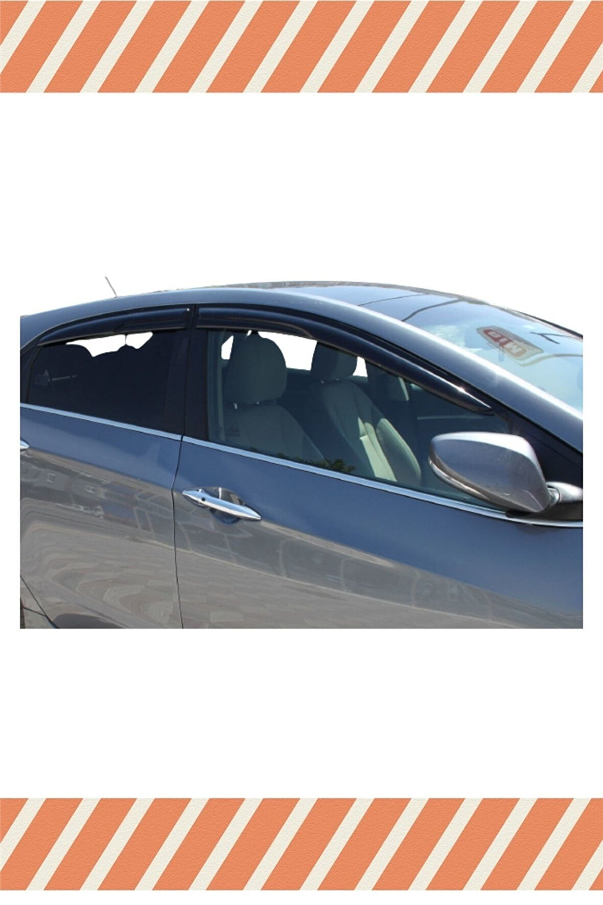 Hyundai I-30 2012-2017 4'lü Mügen Tip Cam Rüzgarlığı