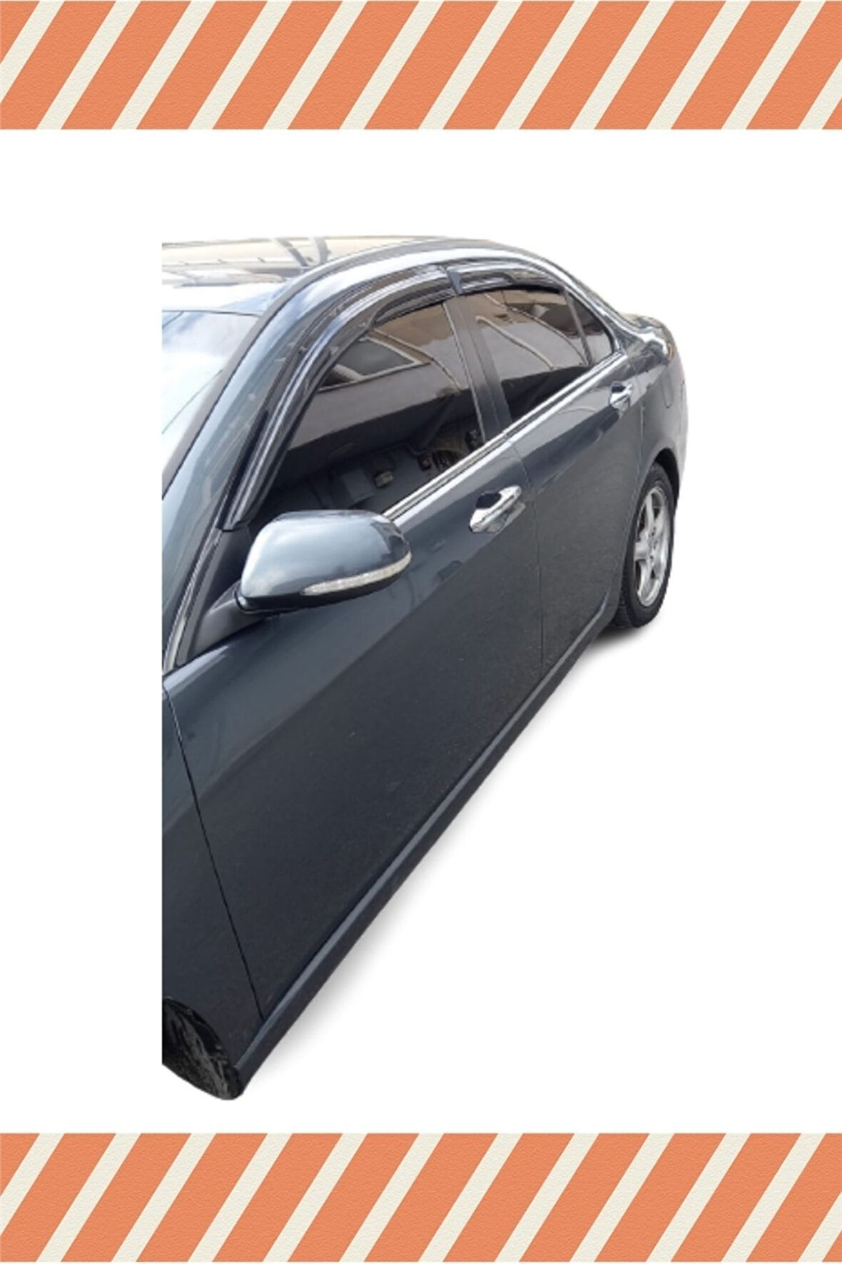 Honda Accord 2008-2012 4’lü Mügen Tip Cam Rüzgarlığı
