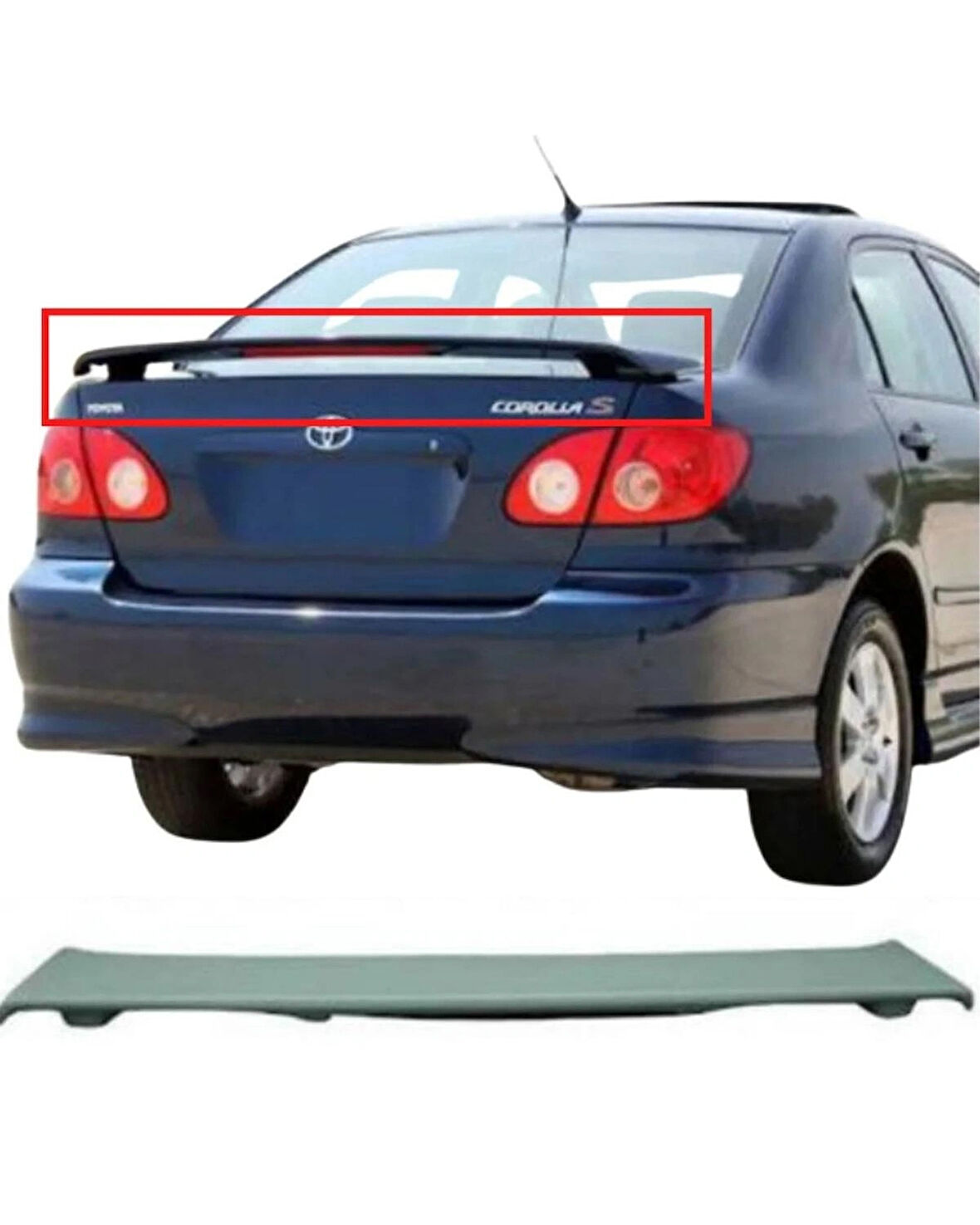 COROLLA TERRA IŞIKLI SPOİLER (( BOYASIZ ))