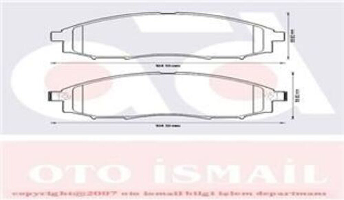 TRW GDB3340 Ön Fren Balatası Pick Up D22 Skystar 02-05 Yd25 Navara 05-08 Pathfinder 97-03 41060VK190