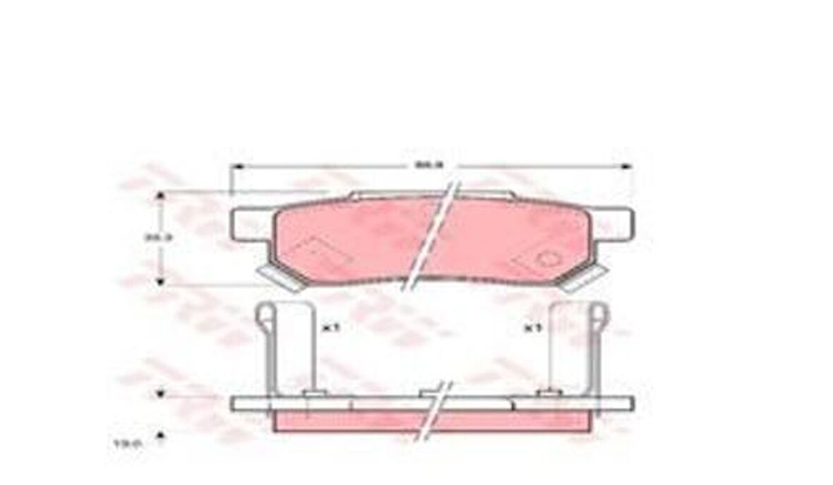 Trw Gdb499 Arka Fren Balatası Dısk Icın Honda Cıvıc 1996-2000 Jazz Cıty 2002-2010 Cr92-98 Integra 88-96