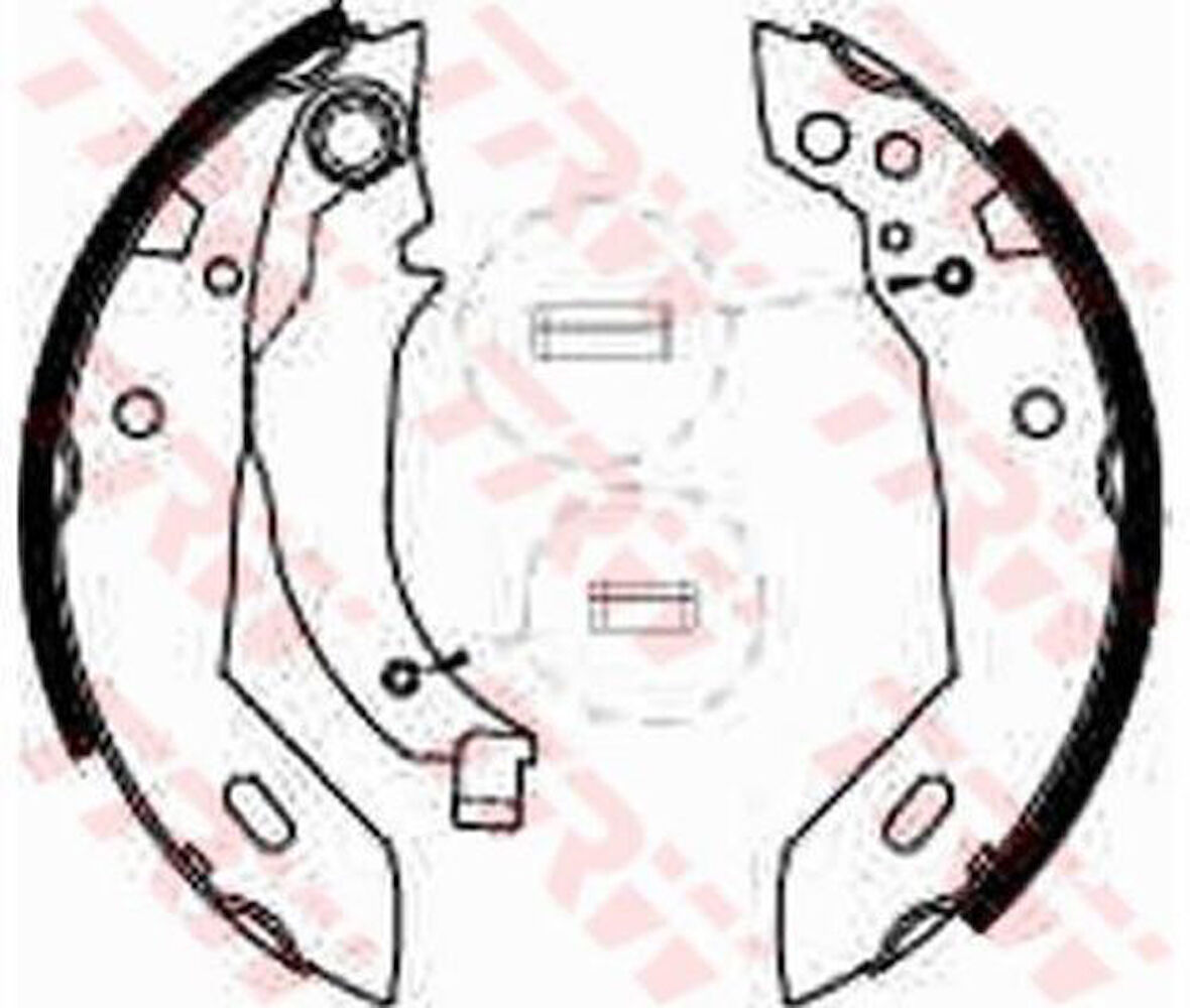TRW GS6237 Arka Fren Balatası Pabuç BMW 316 316I 320I E29 00A00902