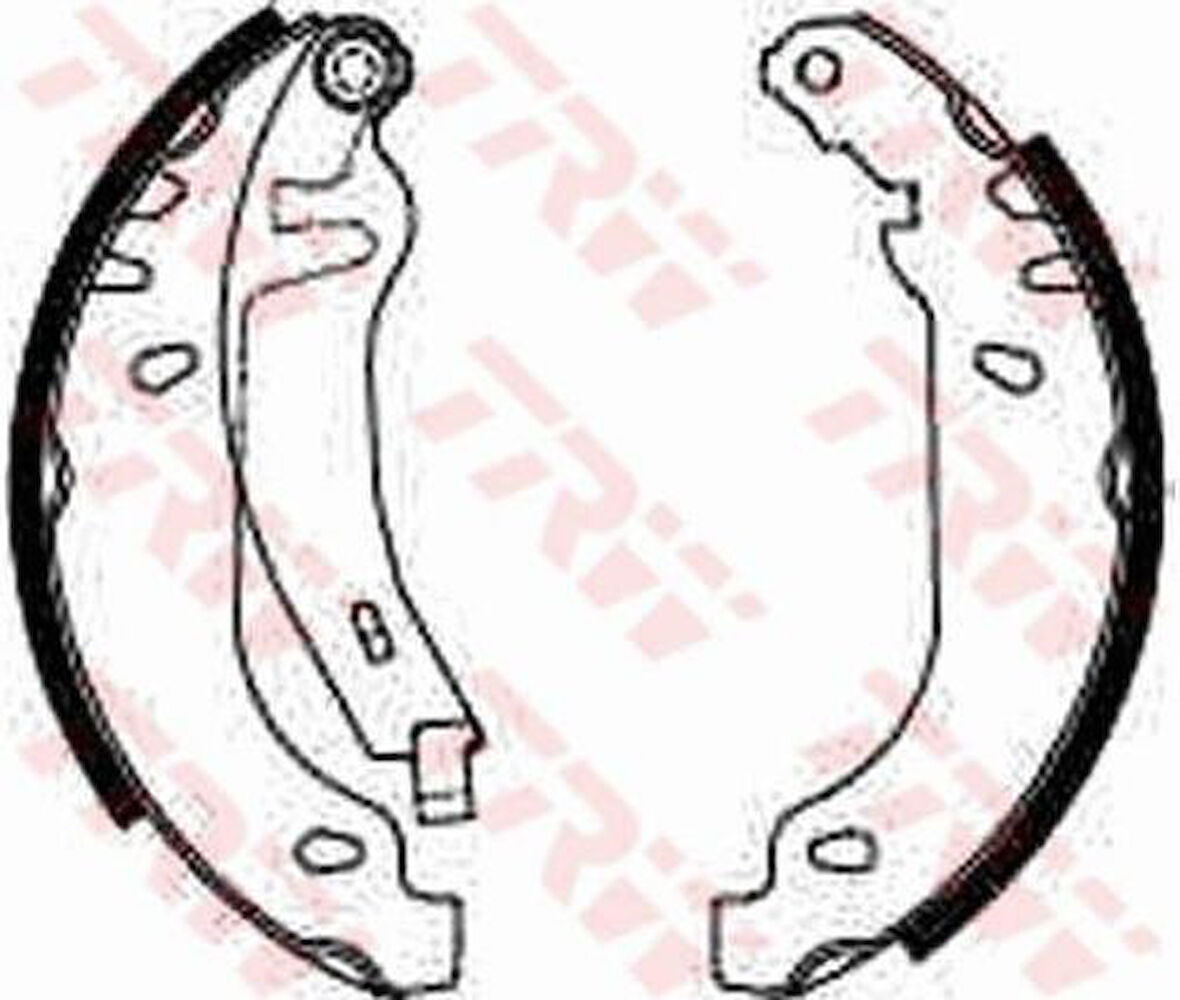 TRW GS8211 Arka Fren Balatası Pabuç Renault 11 Renault 19 Renault 21 Manager Twingo Clio I 90-98 7701202820