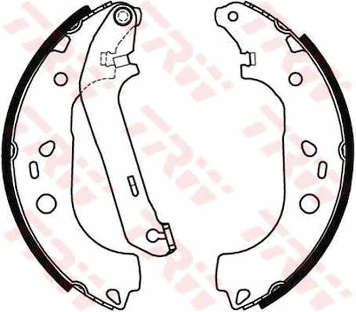 TRW GS8471 Arka Fren Balatası Pabuç Connect 1.8TDCI 02-12 2T142200A2A