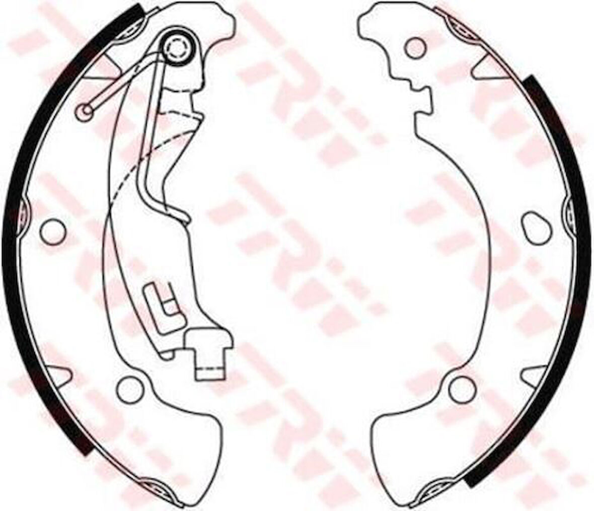 TRW GS8488 Arka Fren Balatası Pabuç Idea 1.2 16V 1.3 JTD.1.4.1.4 16V 02 04 Punto 1.4.1.9JTD 09 03 10 04 77362449