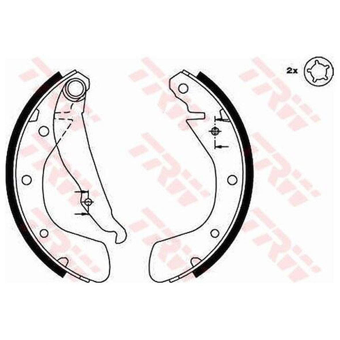 TRW GS8542 Arka Fren Balatası İnce Tip Corsa B Astra F 1605952