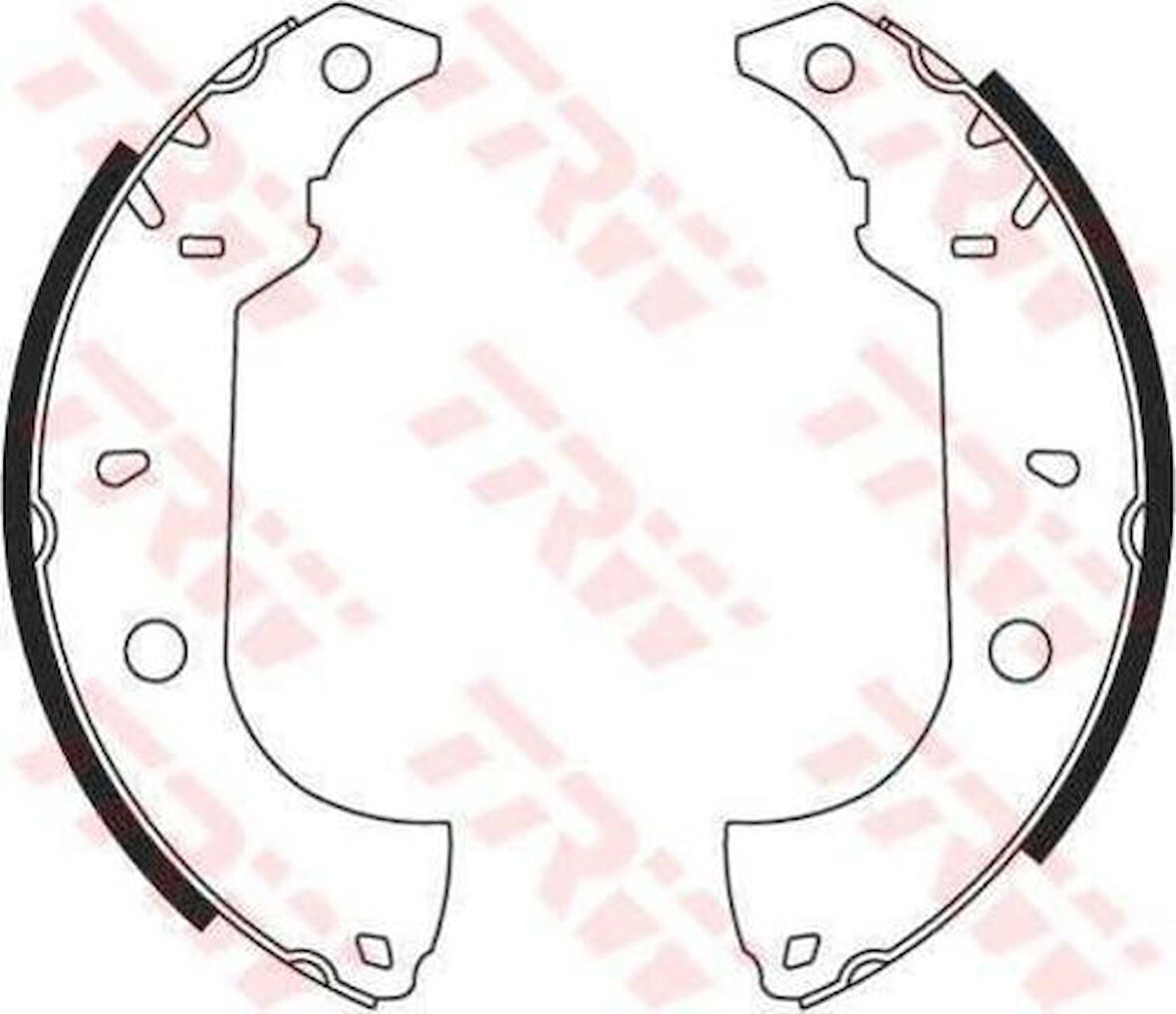 TRW GS8614 Arka Fren Balatası Pabuç Tempra SW Marea Weekend 96- 77362298