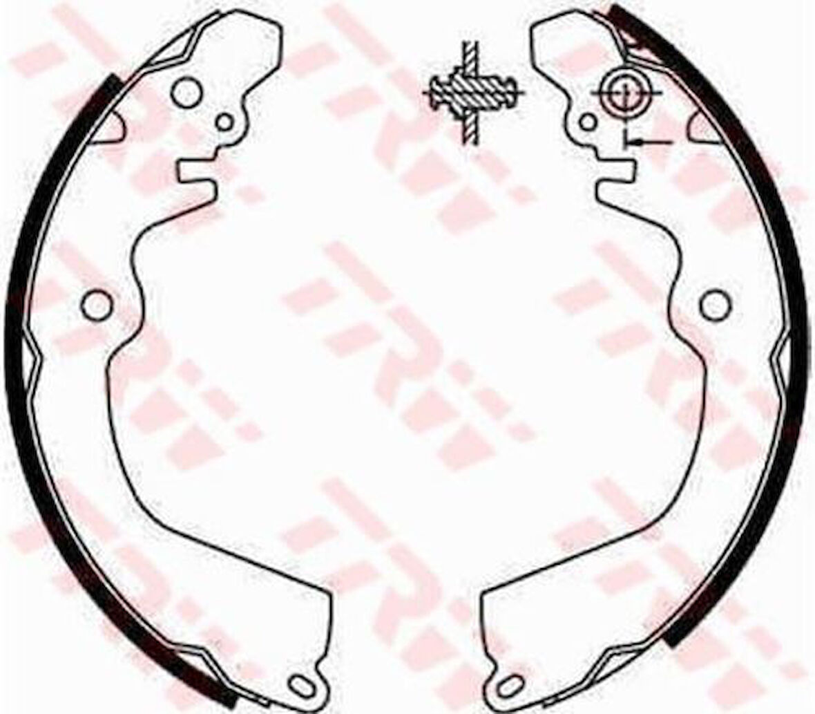 TRW GS8666 Arka Fren Balatası Pabuç Carisma 1.8 1.9 TDI 96-00 MB950064