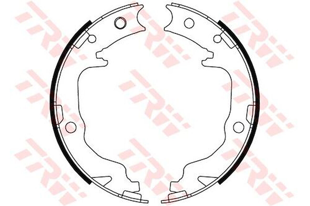 TRW GS8804 El Fren Pabuç Balata Mitsubishi As1.6 1.8 DID 10 Lancer 10 Outlander II 06-12 168X30 4800A041