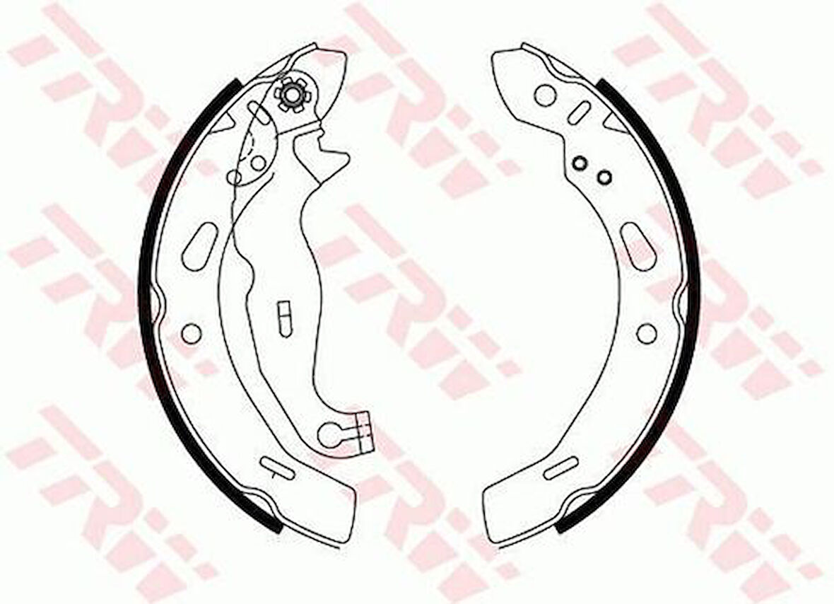 TRW GS8814 Arka Fren Balatası Pabuç Fiesta VI 08-Mazda II 07- 1695033
