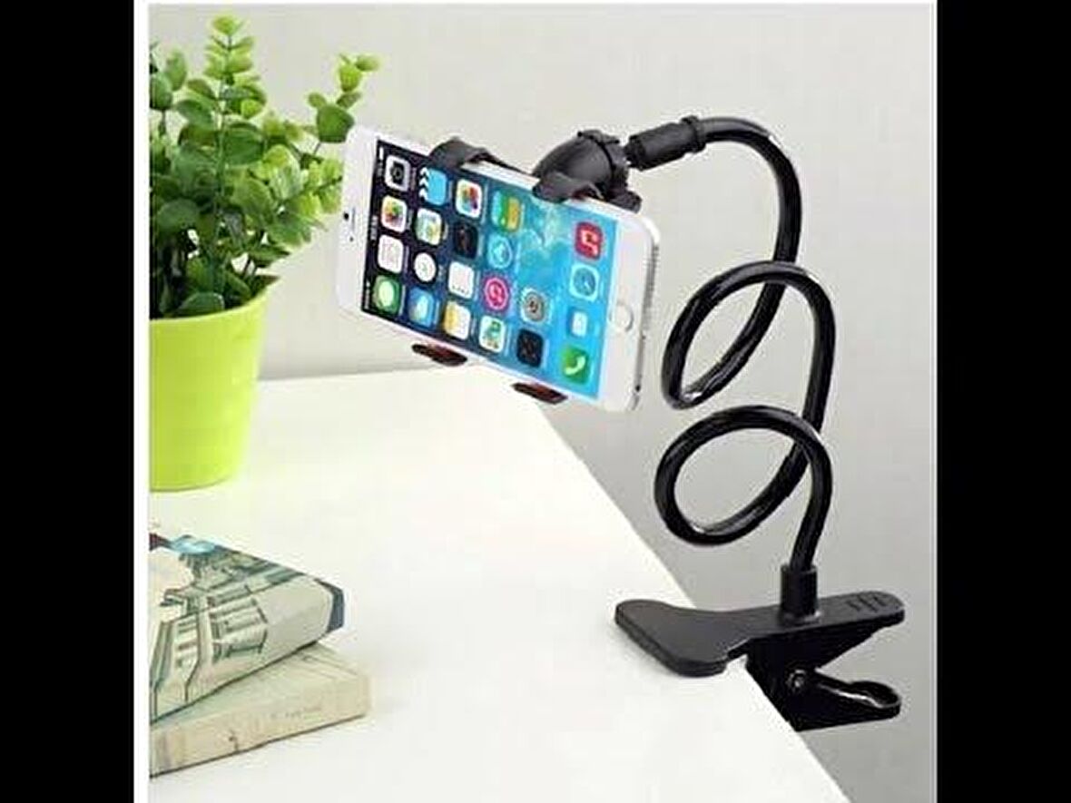 Zayrok Akrobat Telefon Tutucu Oynar Başlıklı Siyah