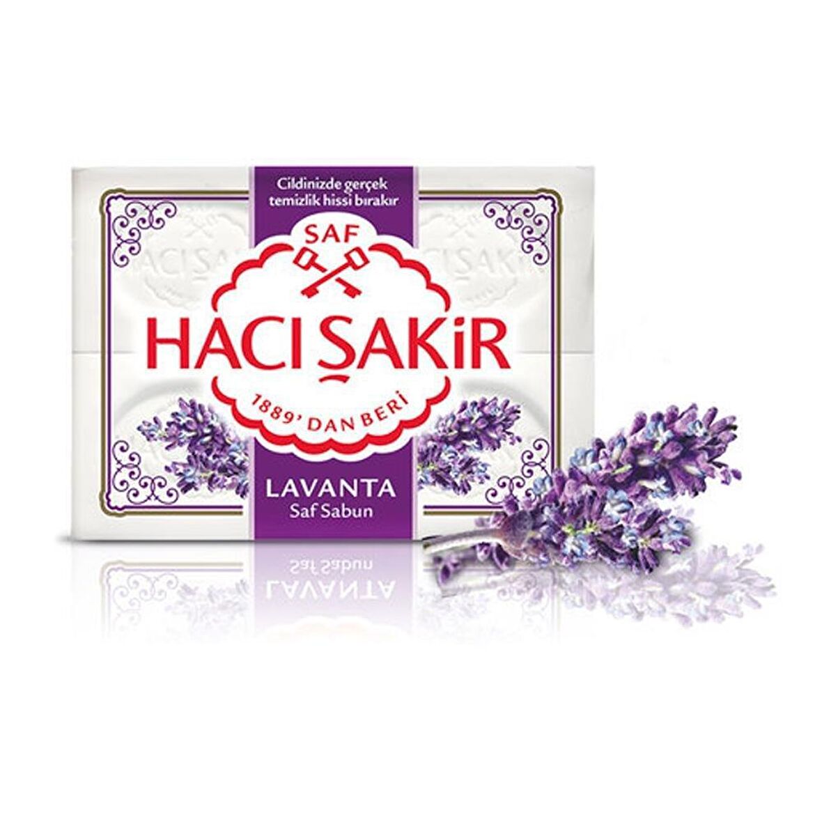 Hacı Şakir Banyo Sabunu  Lavanta 600Gr  x  15 Adet