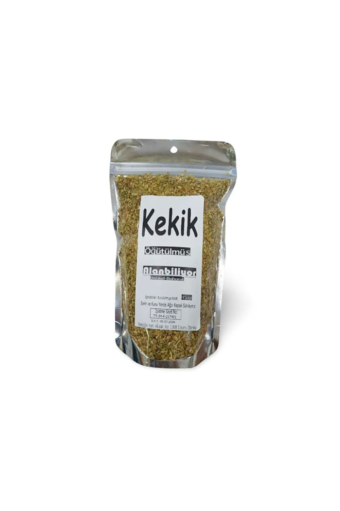 Doğal Kurutulmuş Yeni Mahsül Kekik 450 gr