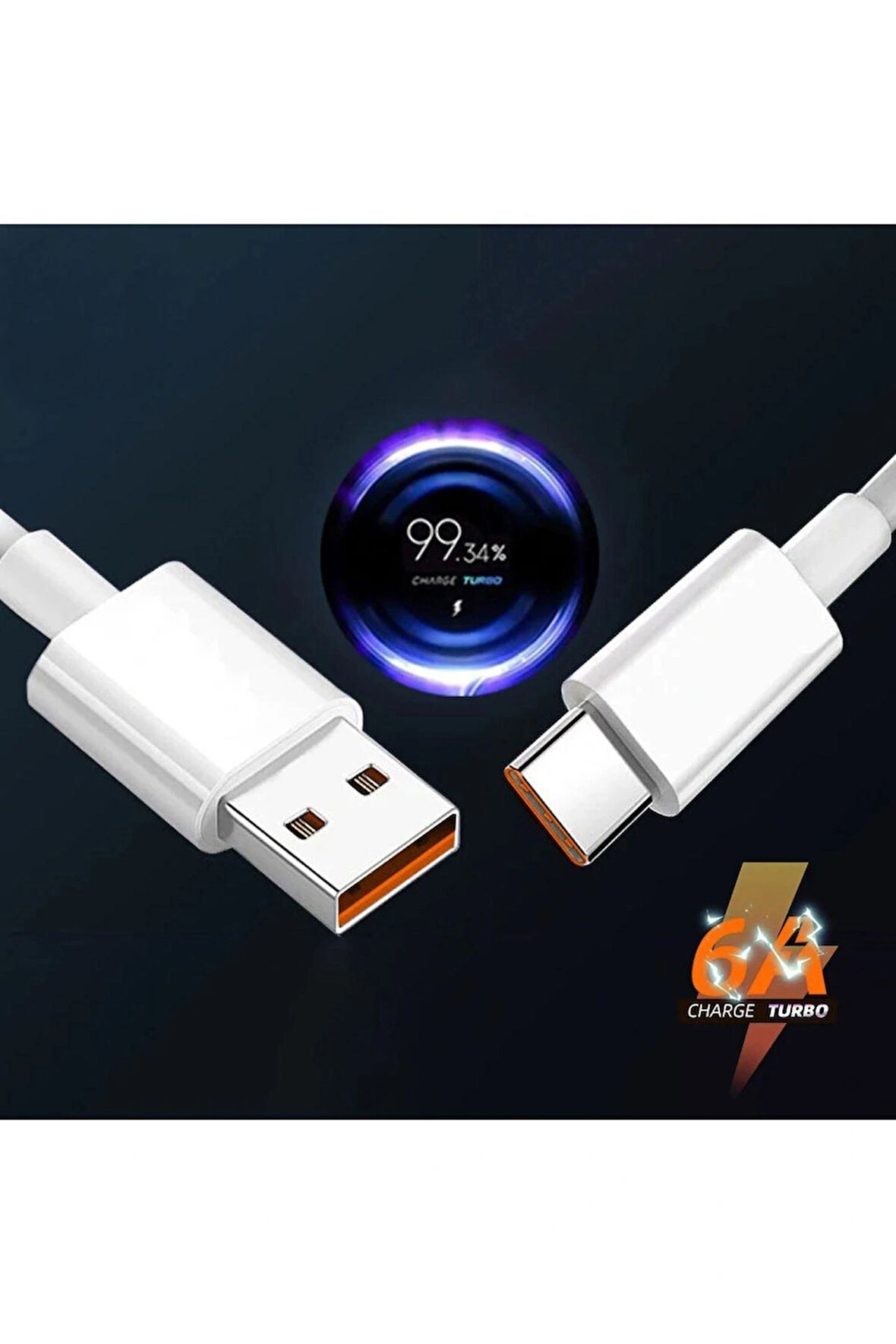 Okyanustech Xiaomi Mi Turbo Hızlı Şarj Kablosu 33W 6A Redmi Note 10 S X Pro Max 5G Redmi Note 11 S 5G SEUyumlu
