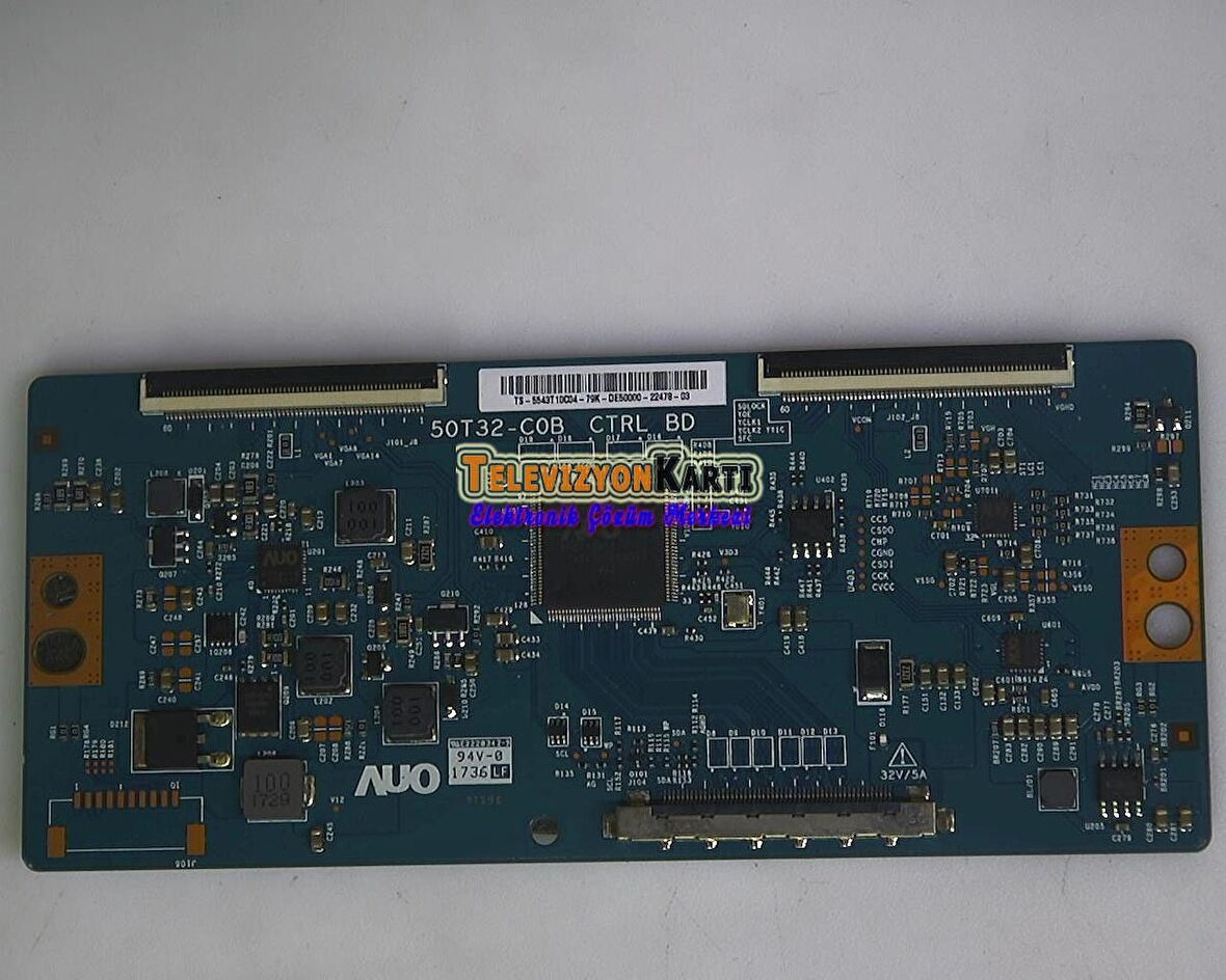 50T32-C0B CTRL BD, 5543T10C04, Awox 43110, T-Con Board, T430QVR01.2