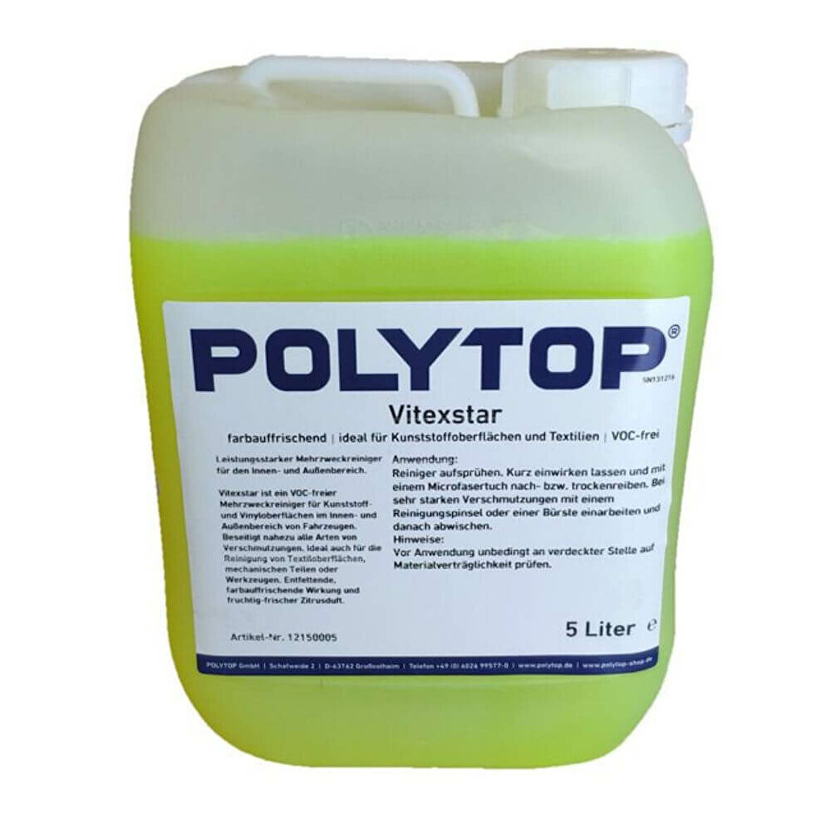 Polytop Vitexstar Genel Amaçlı Temizleyici 5 lt.