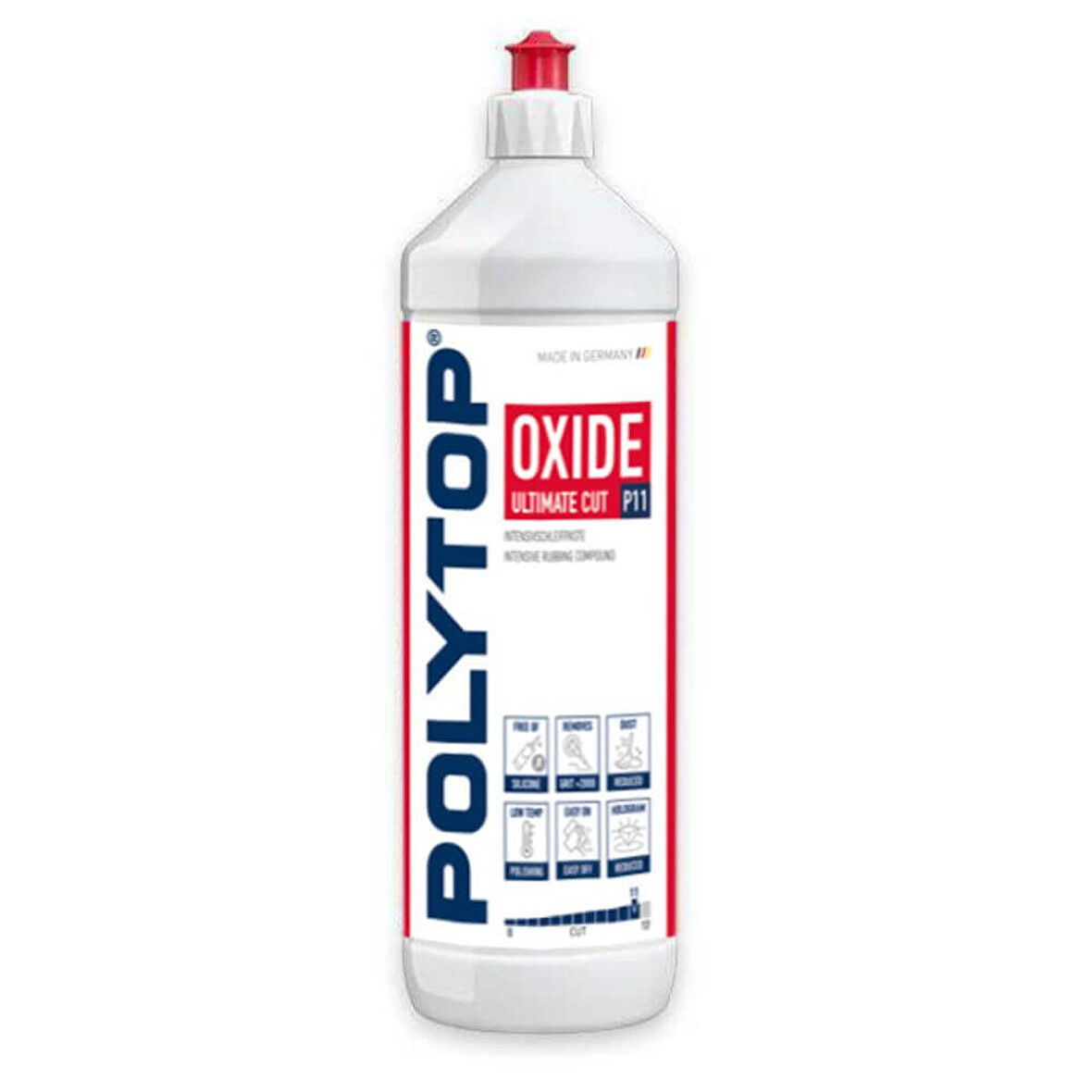 Polytop Oxide P11 Ultimate Cut Kalın Çizik Giderici Pasta 1 Lt