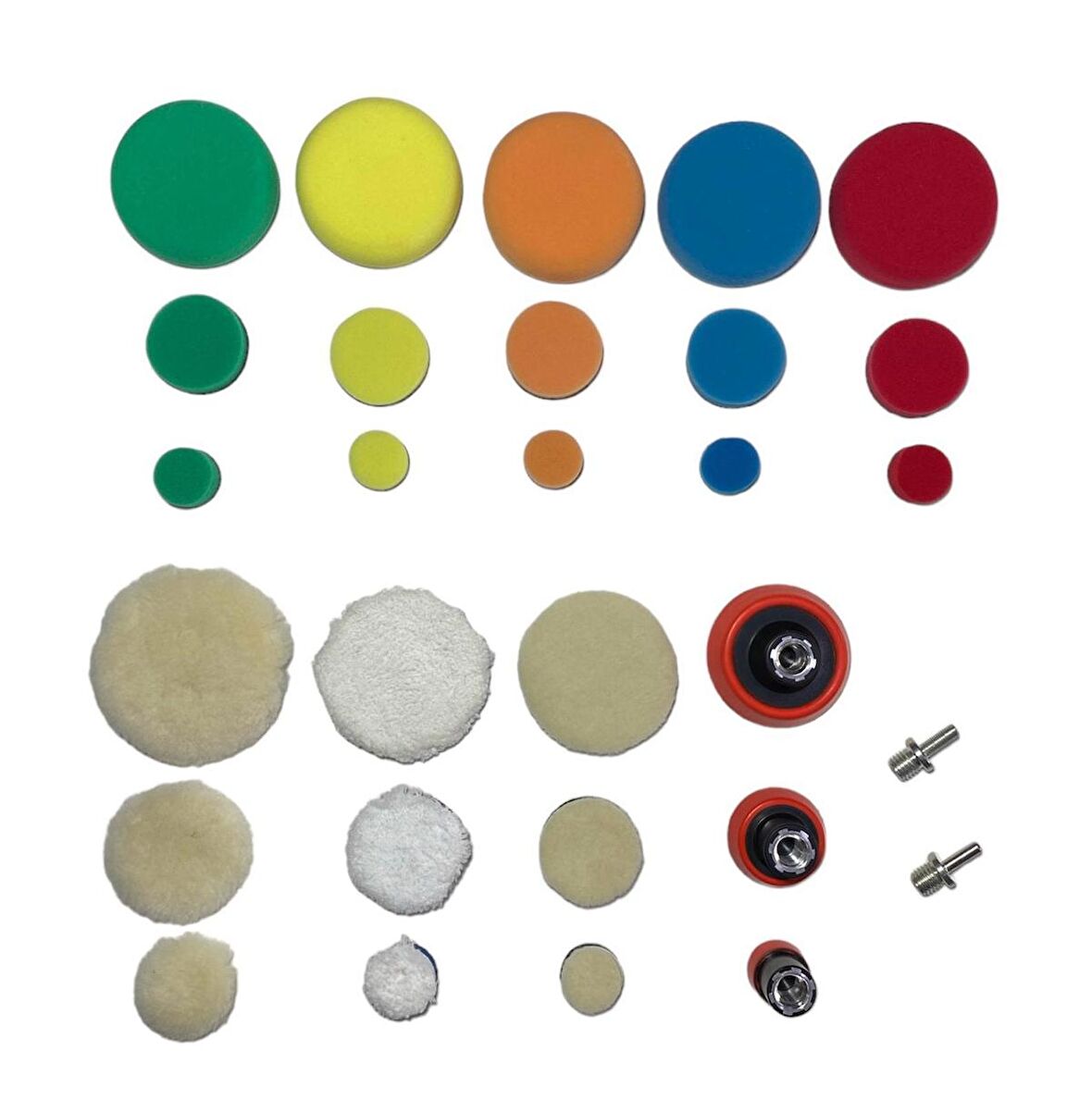 Stark T13 Mini Polisher Kit Keçe Sünger Seti 29 Parça