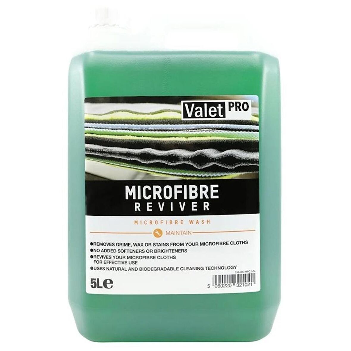 Valet Pro Microfibre Reviver Mikrofiber Bez Yıkama Şampuanı 5lt.