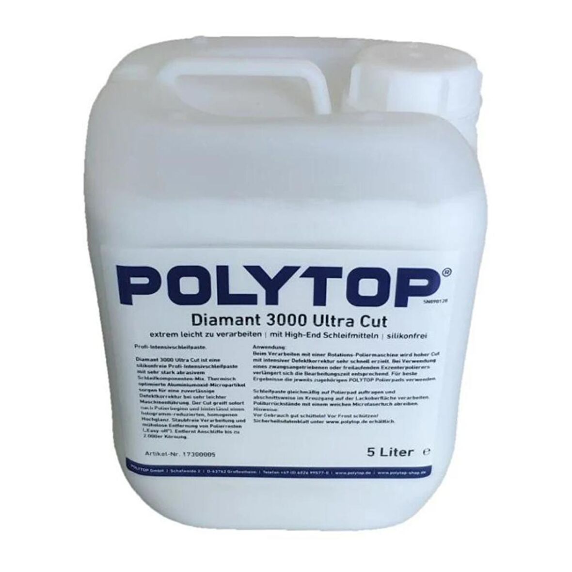 Polytop Diamant 3000 Ultra Cut Kalın Pasta 5lt