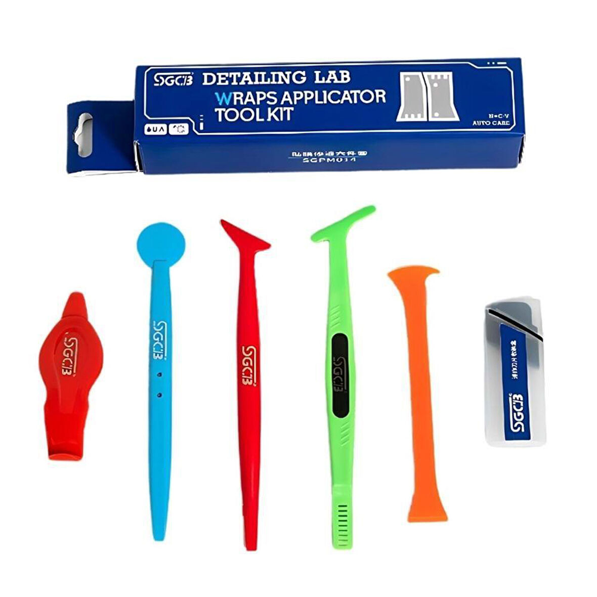 Sgcb Cam Filmi PPF Folyo Çekme Aparatları Kiti 6 Parça