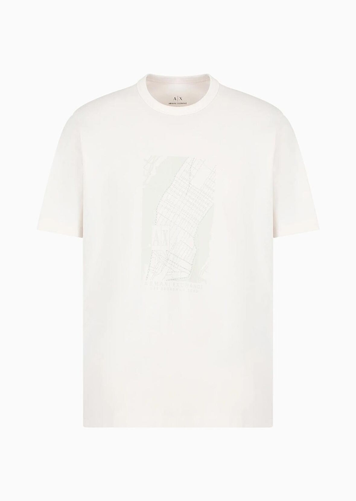 Graphic Bisiklet Yaka T-Shirt