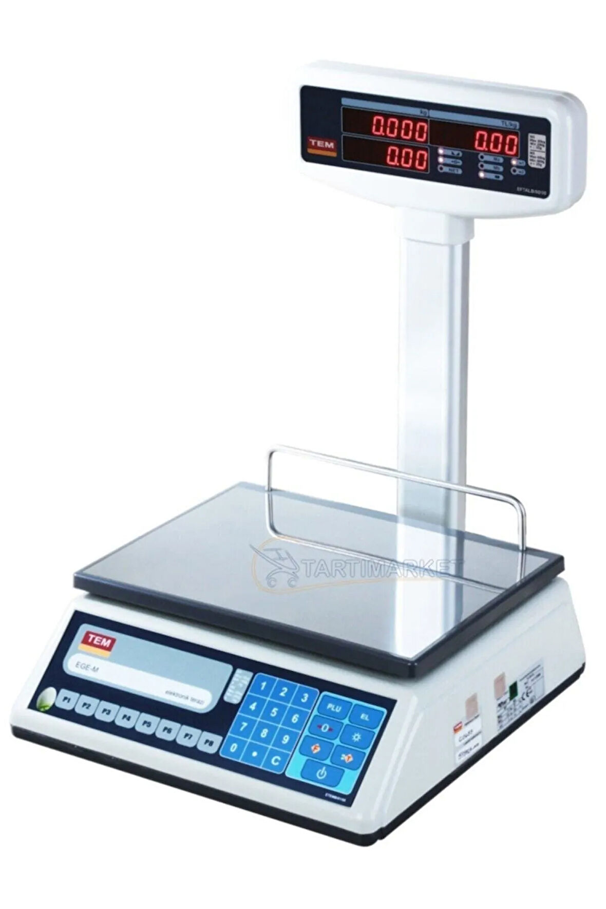 Egem 15kg/2gr Fiyat Hesaplamalı Bakanlık Onaylı Terazi