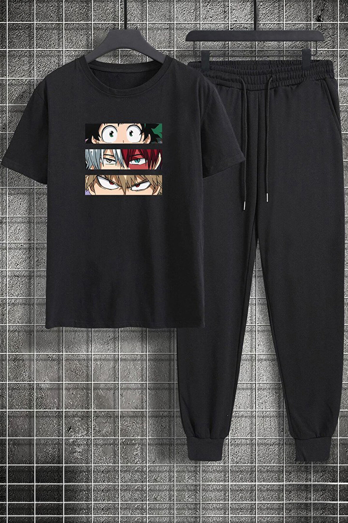 Uyguntarz Unisex Ken Kaneki Baskılı 2'li Eşofman Takımı