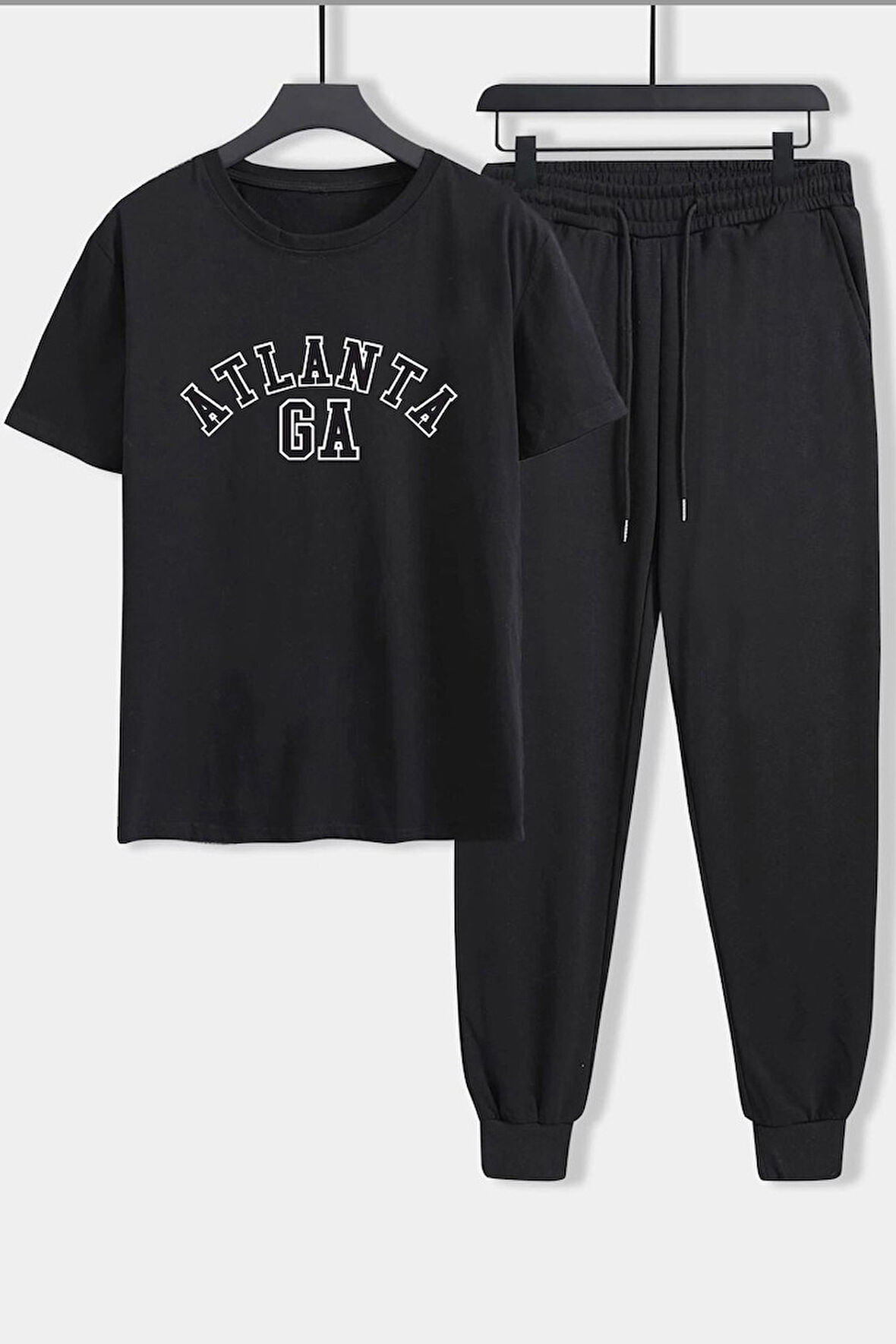 Uyguntarz Unisex Atlanta Baskılı 2'li Eşofman Takımı