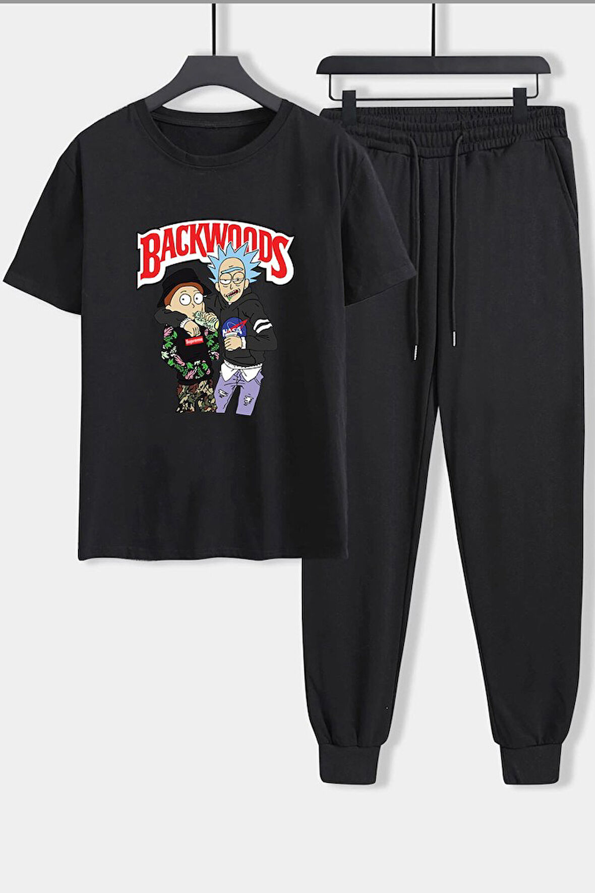 Uyguntarz Unisex Backwoods Baskılı 2'li Eşofman Takımı