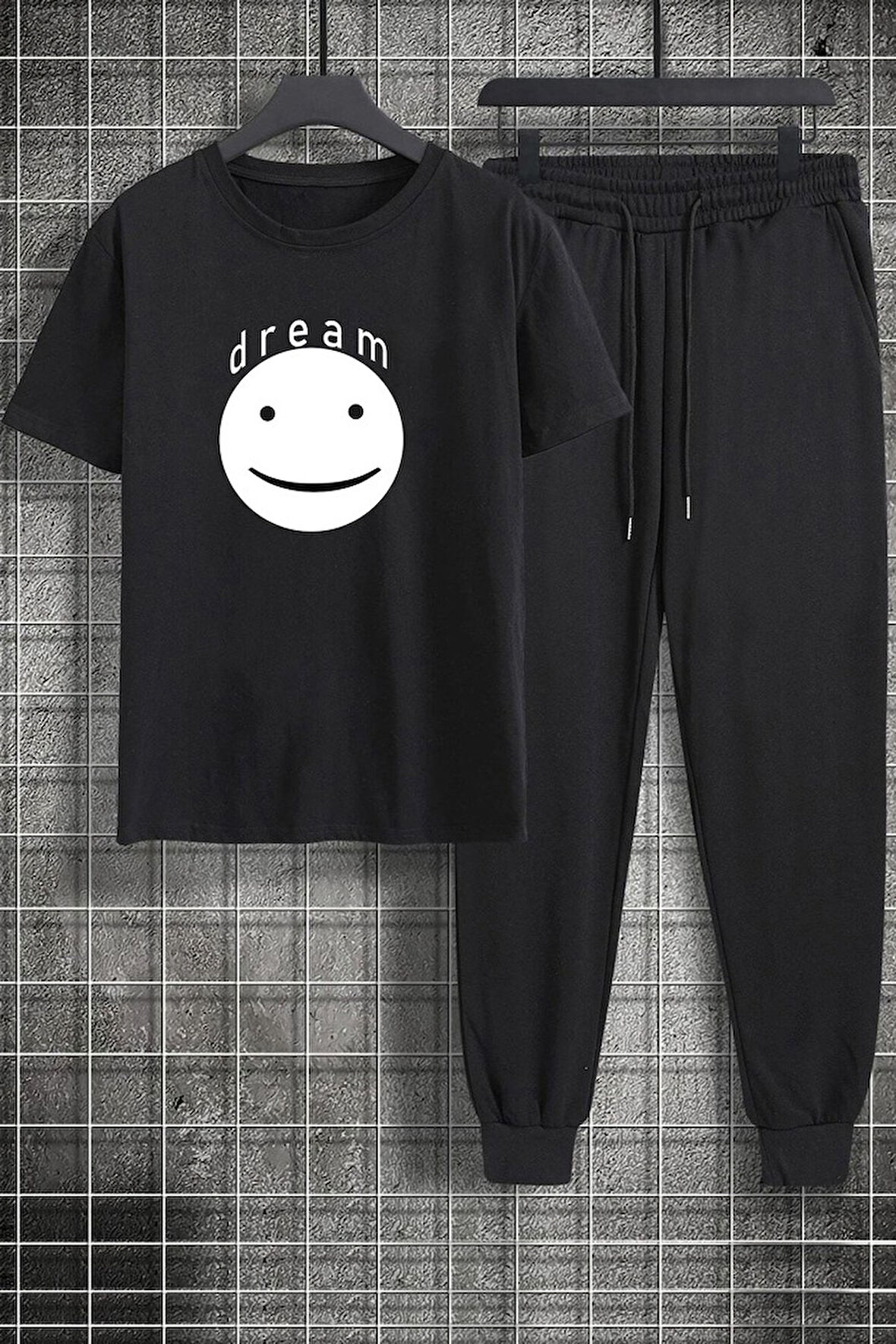 Uyguntarz Unisex Dream Baskılı 2'li Eşofman Takımı