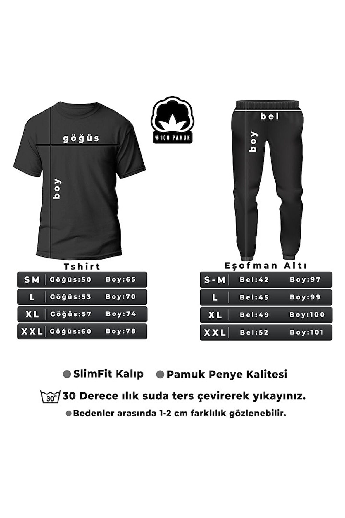 Uyguntarz Unisex Design X Baskılı 2'li Eşofman Takımı