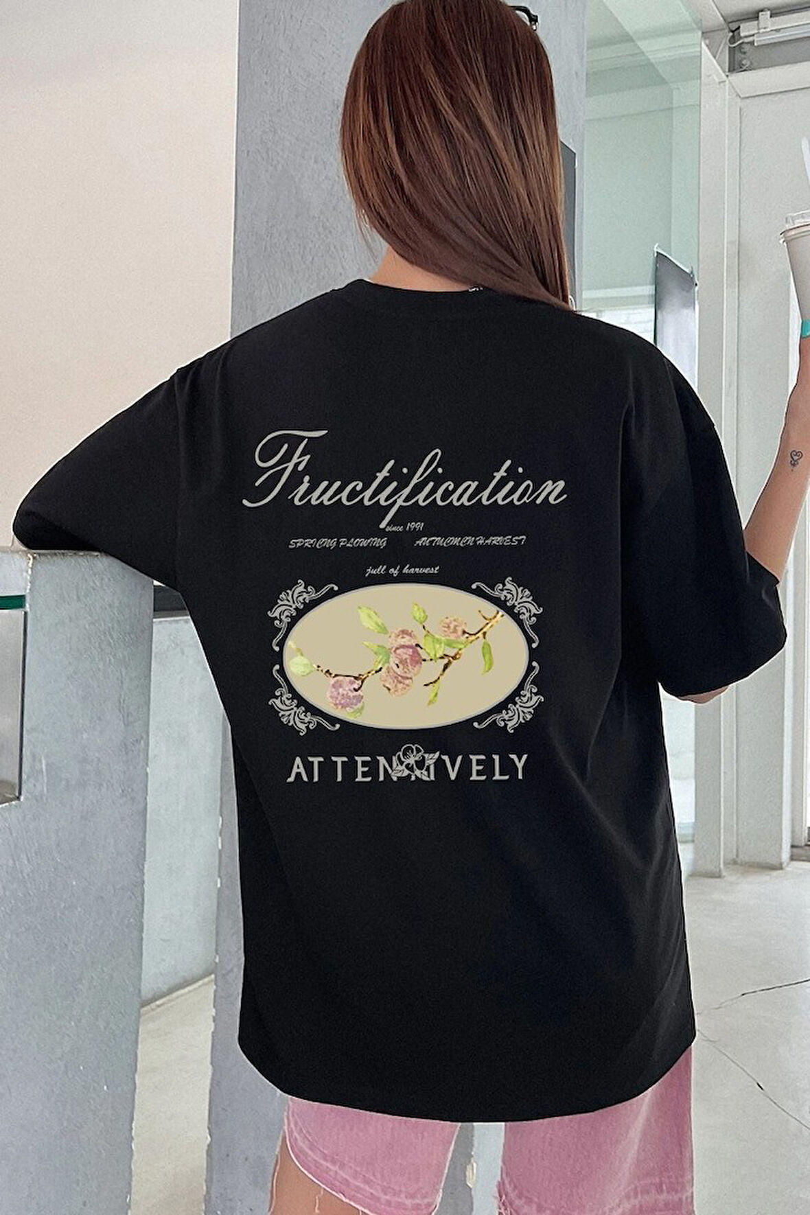 Uyguntarz Unisex Fructification Baskılı T-shirt