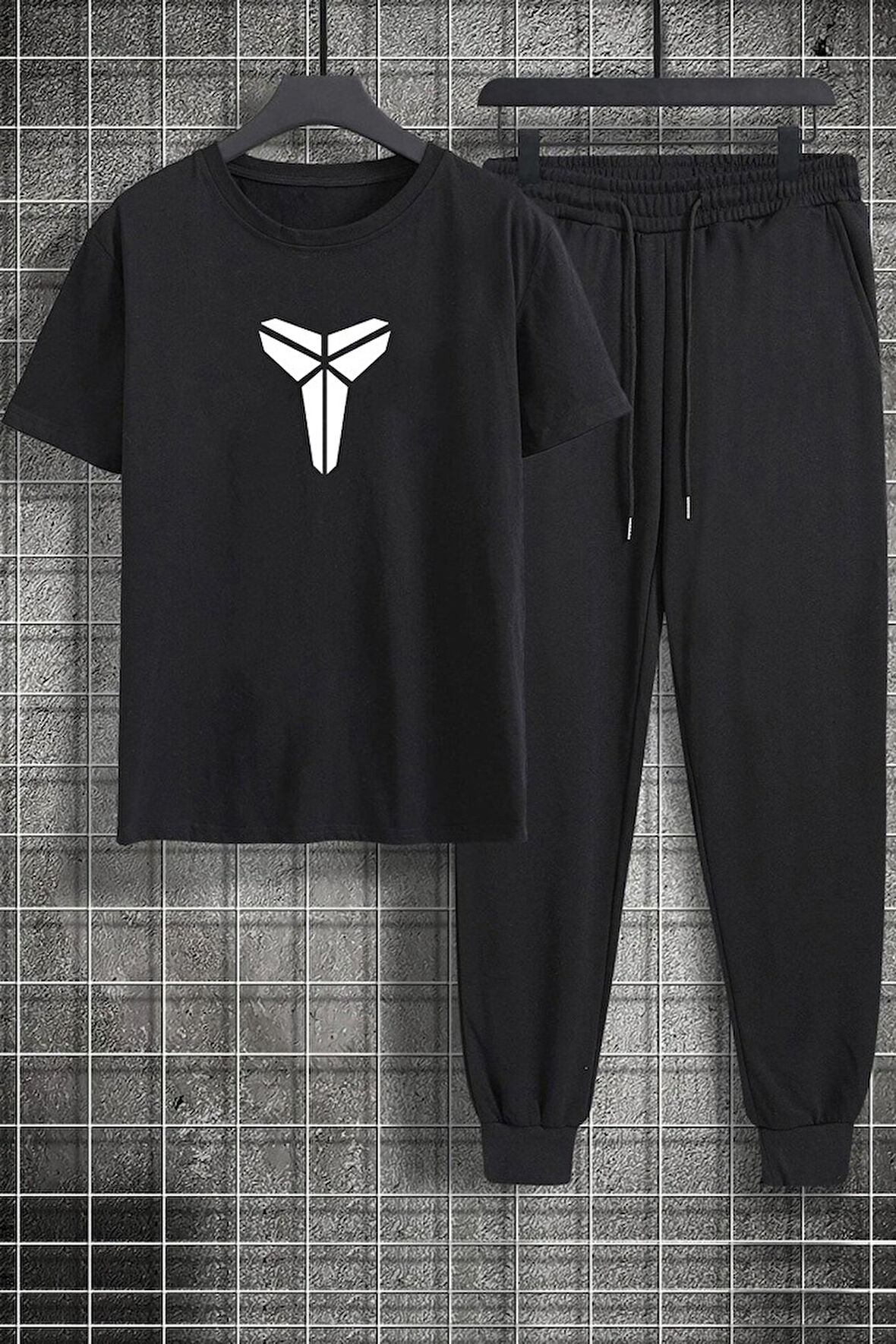 Uyguntarz Unisex Kobe Baskılı 2'li Eşofman Takımı