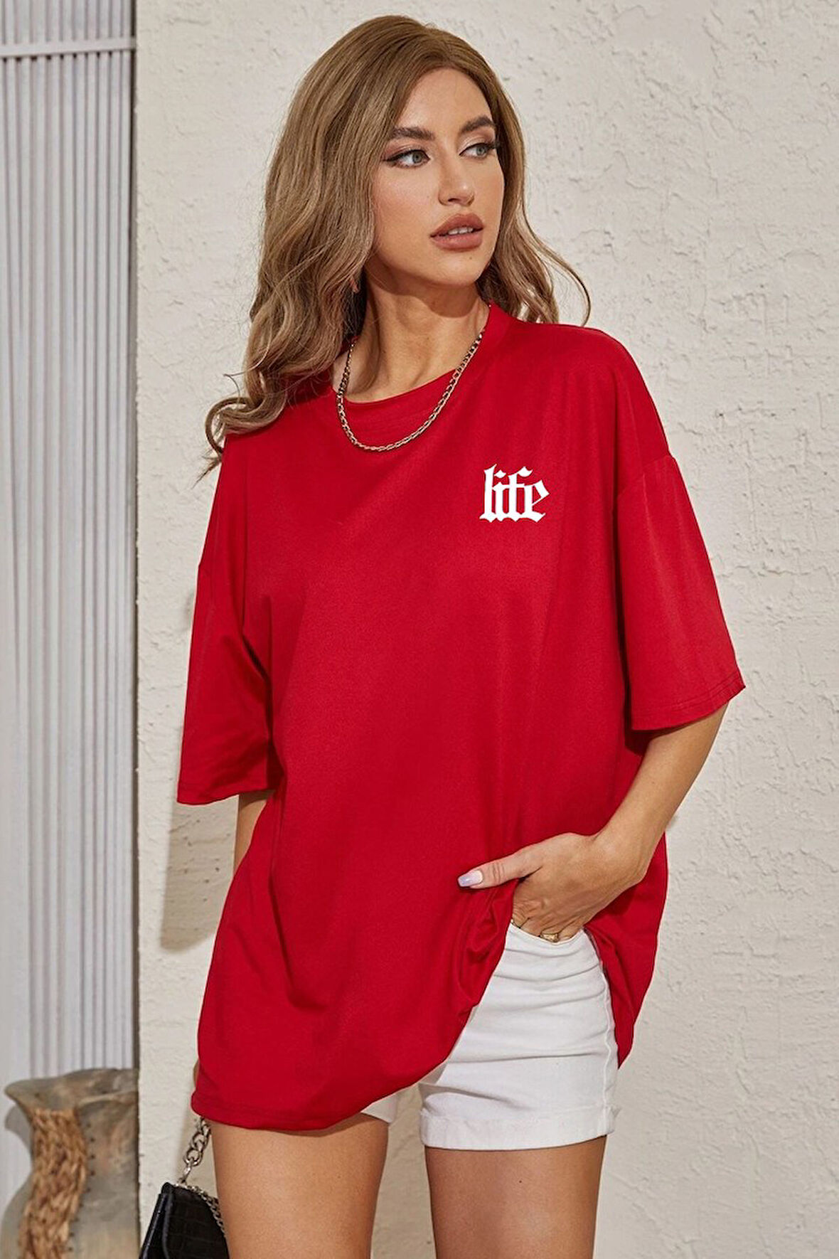 Uyguntarz Unisex Life Baskılı T-shirt