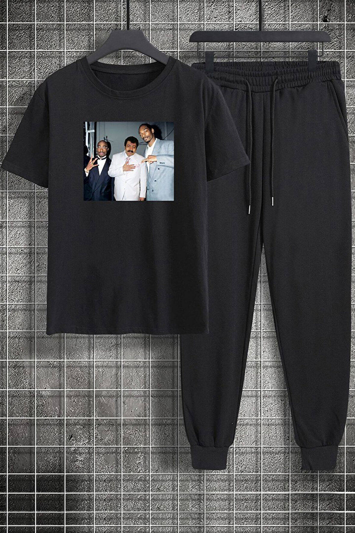 Uyguntarz Unisex Müslüm Baba Baskılı 2'li Eşofman Takımı