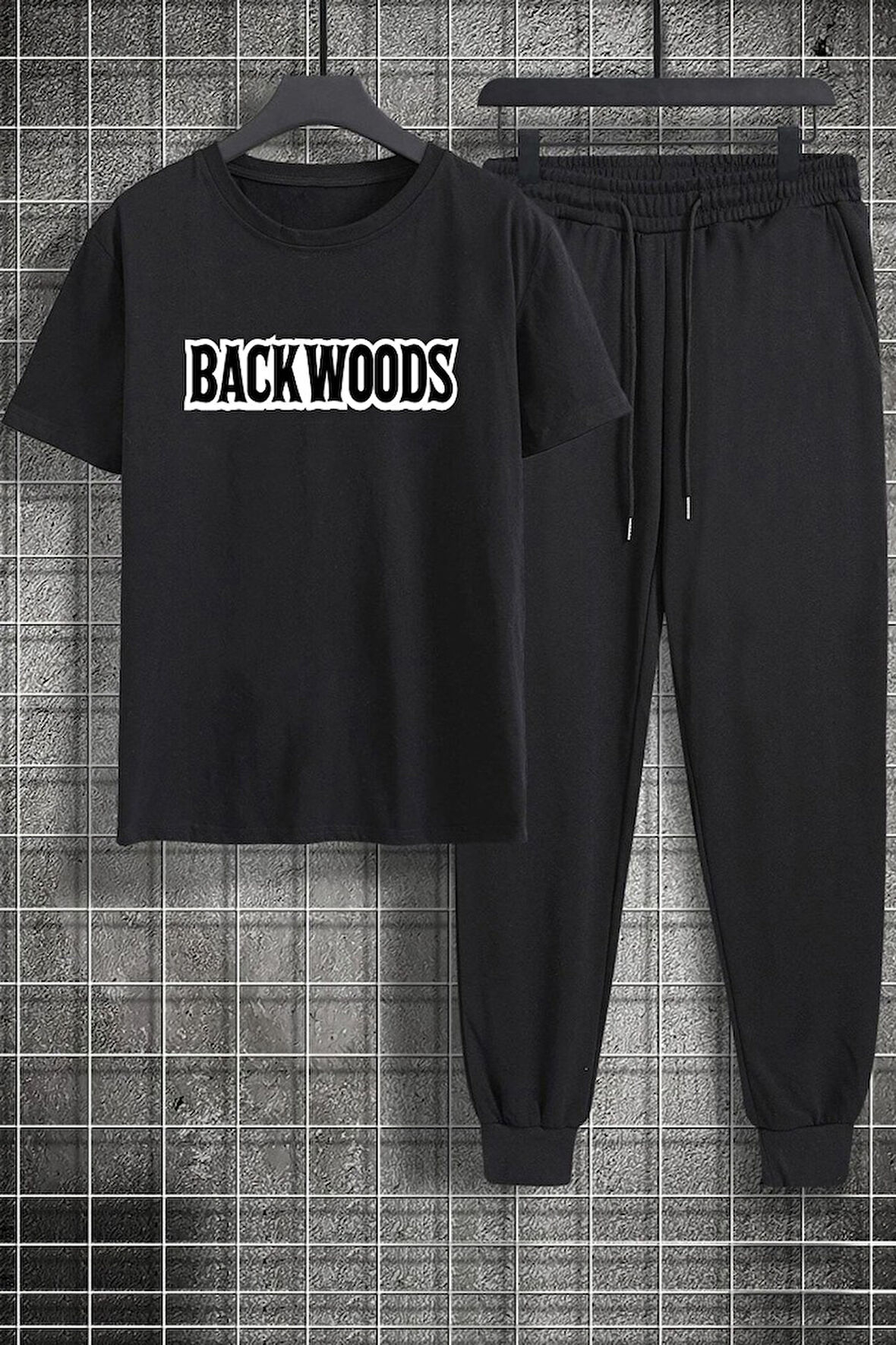 Uyguntarz Unisex Backwoods Baskılı 2'li Eşofman Takımı