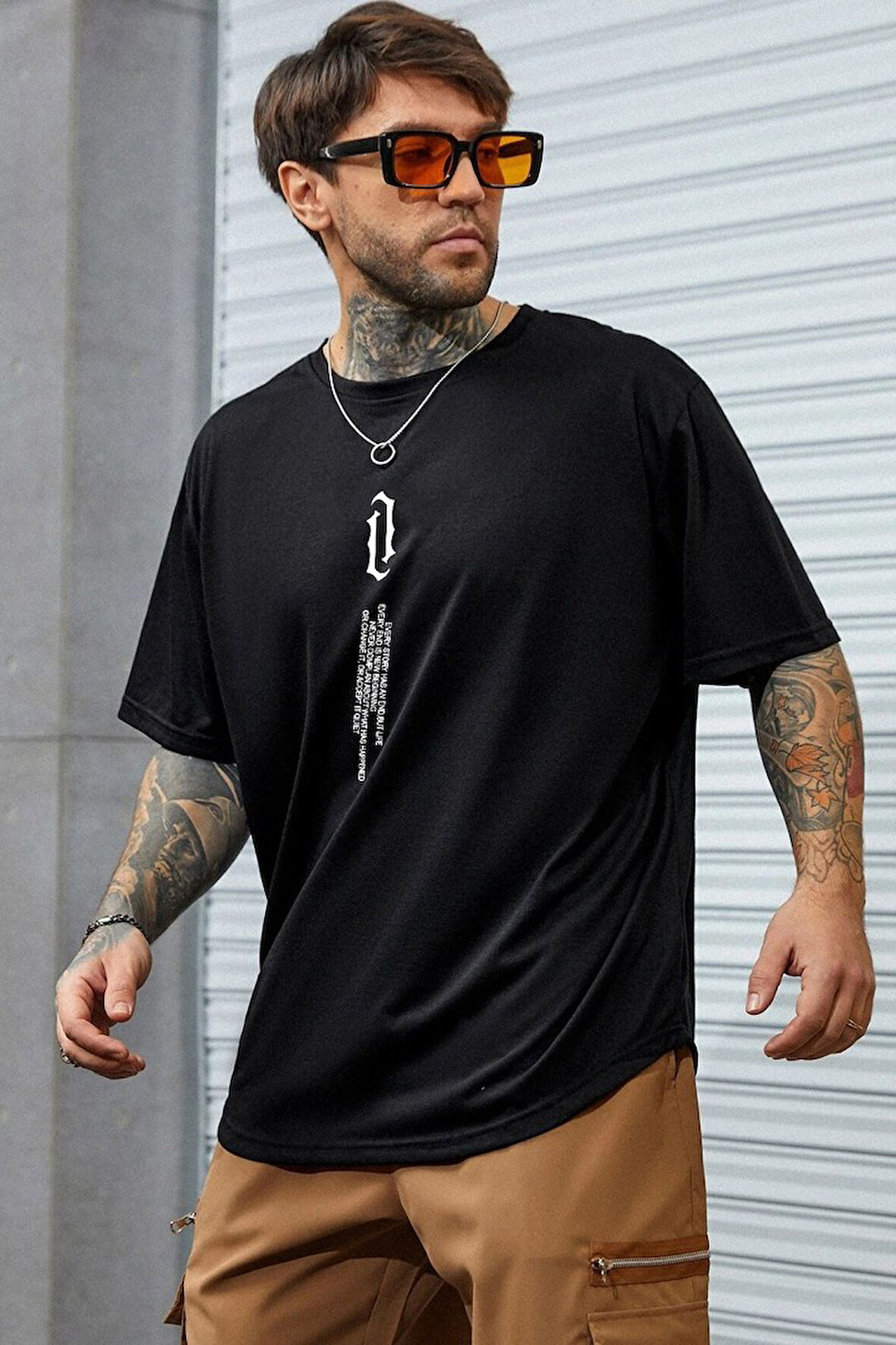 Uyguntarz Unisex Aleman Rapero Baskılı T-shirt
