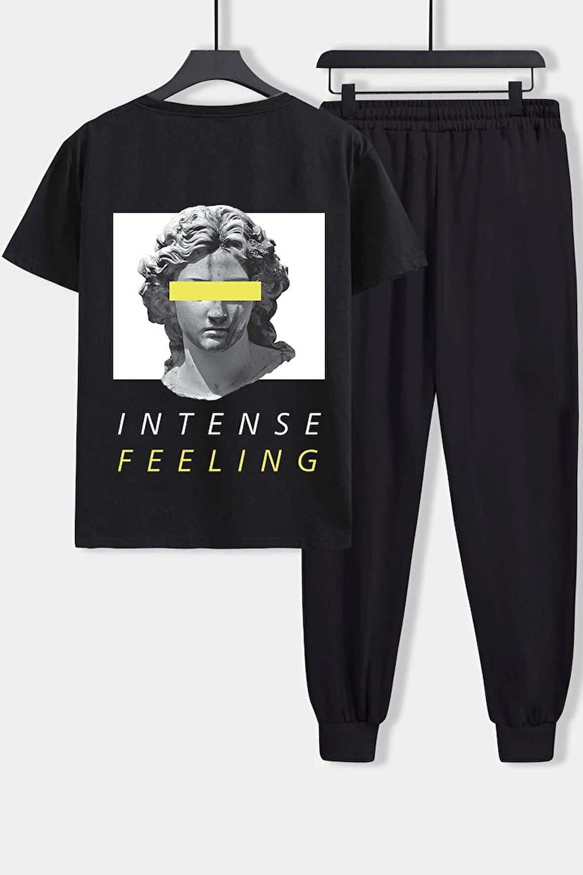 Uyguntarz Unisex Aesthetic Baskılı 2'li Eşofman Takımı