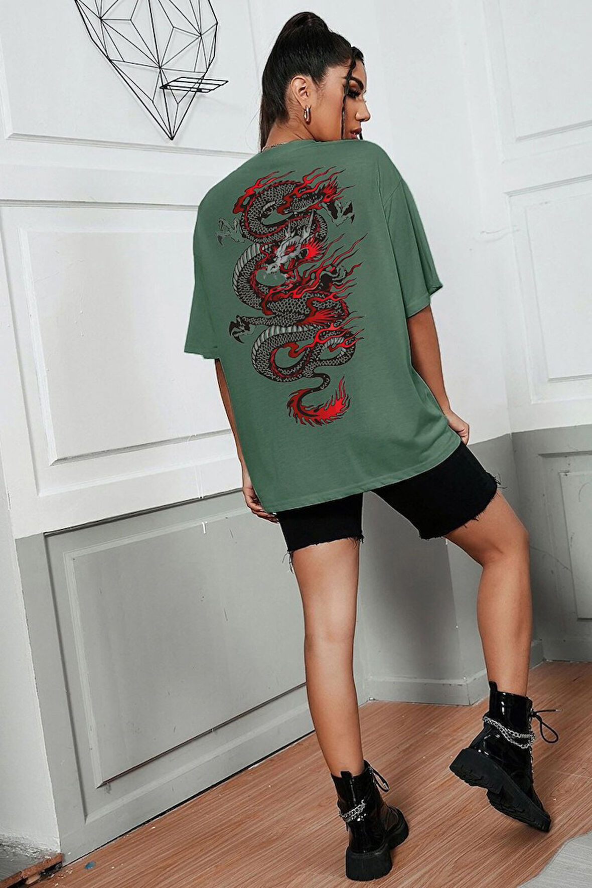 Uyguntarz Unisex Chinesebox Baskılı T-shirt