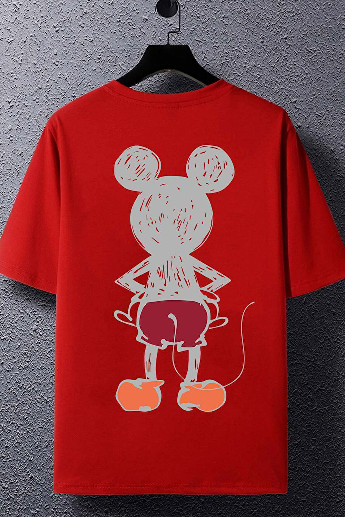 Uyguntarz Unisex Mause  Baskılı T-shirt