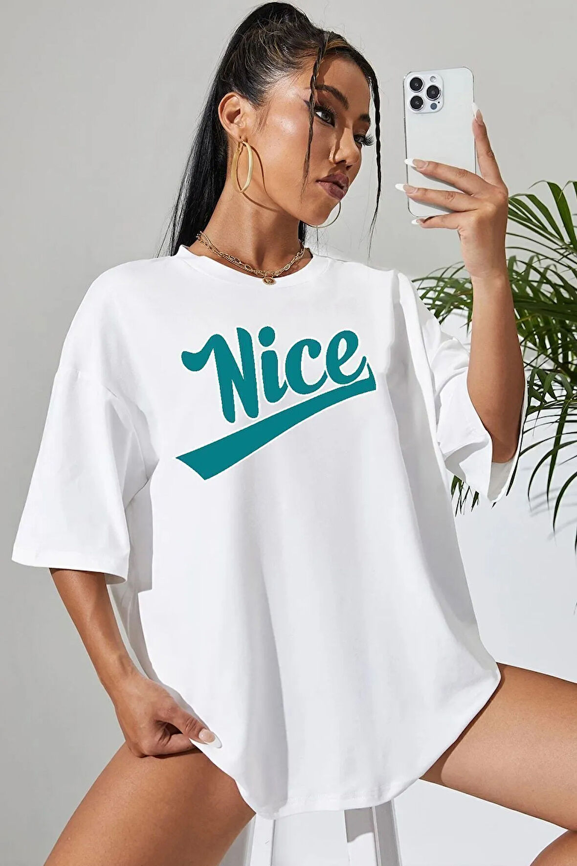 Unisex Nice Tasarım Tshirt