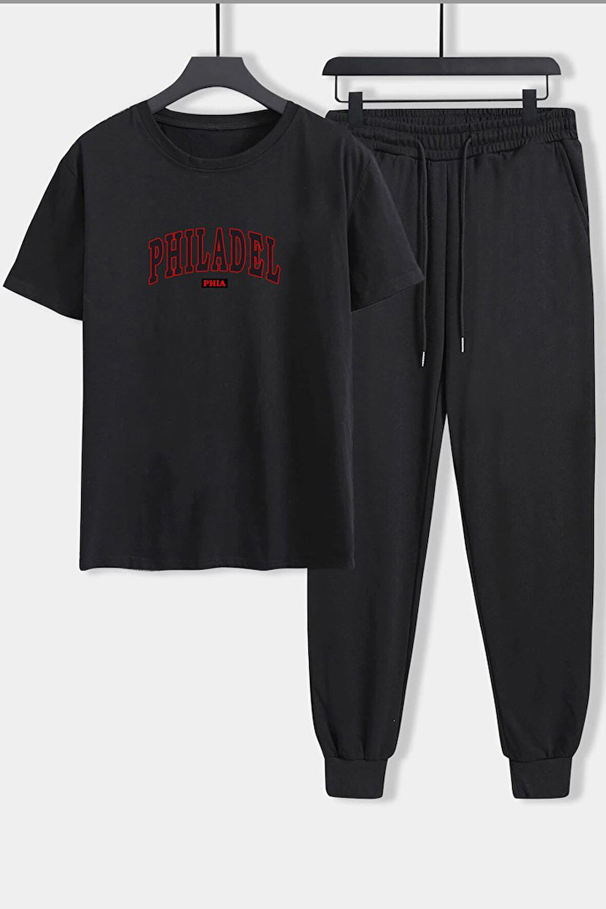 Uyguntarz Unisex Philadelphia Baskılı 2'li Eşofman Takımı