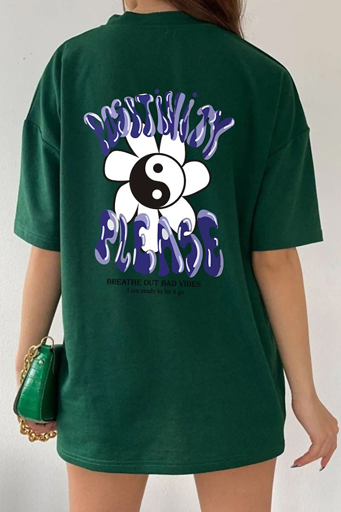 Uyguntarz Unisex Positivity Tasarım Tshirt